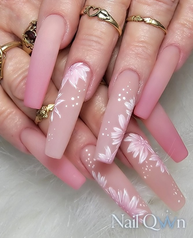 Handpainted florals