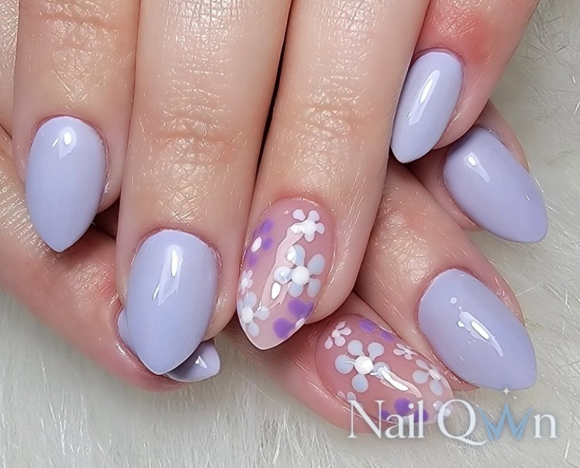Handpainted florals