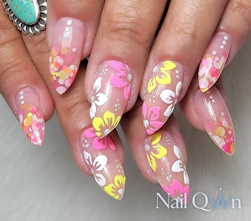 Floral, Hand Painted
