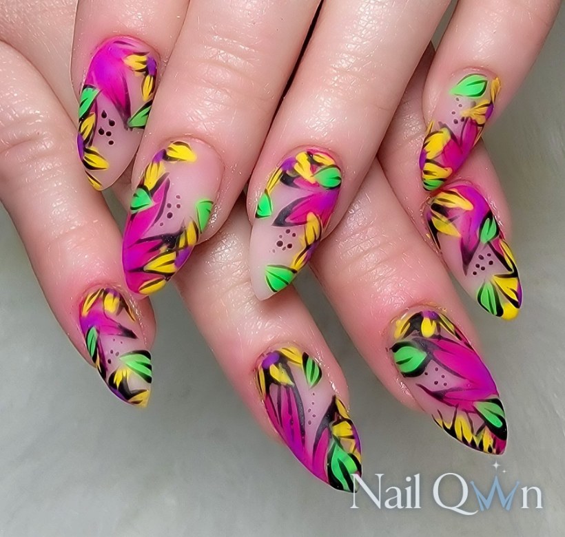 Floral, Hand Painted