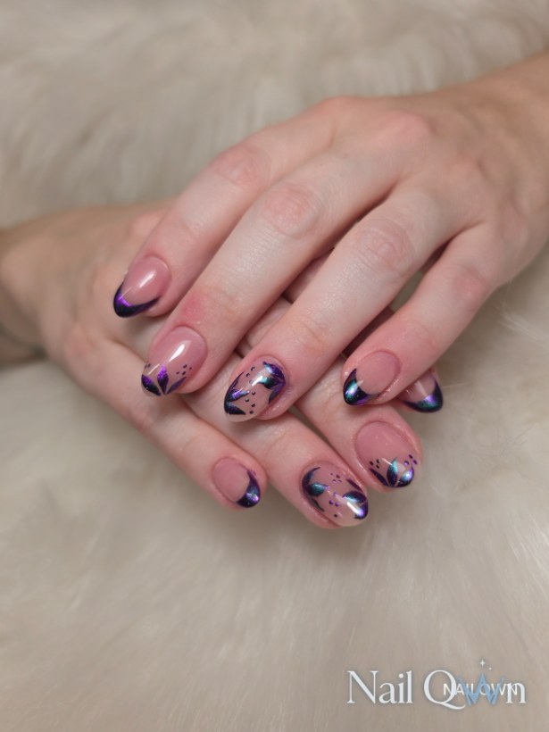 Hard gel, Hand Painted, catseye