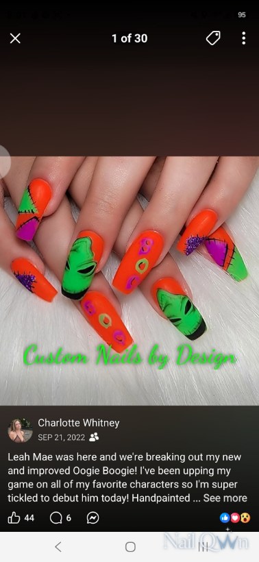 handpainted art, Halloween designs, character art, glow in the dark, Swarovski crystals