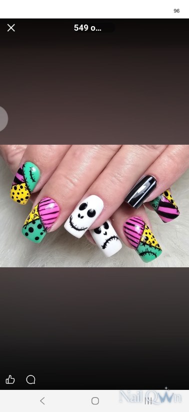 handpainted art, Halloween designs, character art, glow in the dark, Swarovski crystals